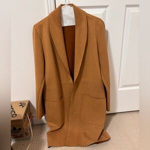 Zara tan long jacket